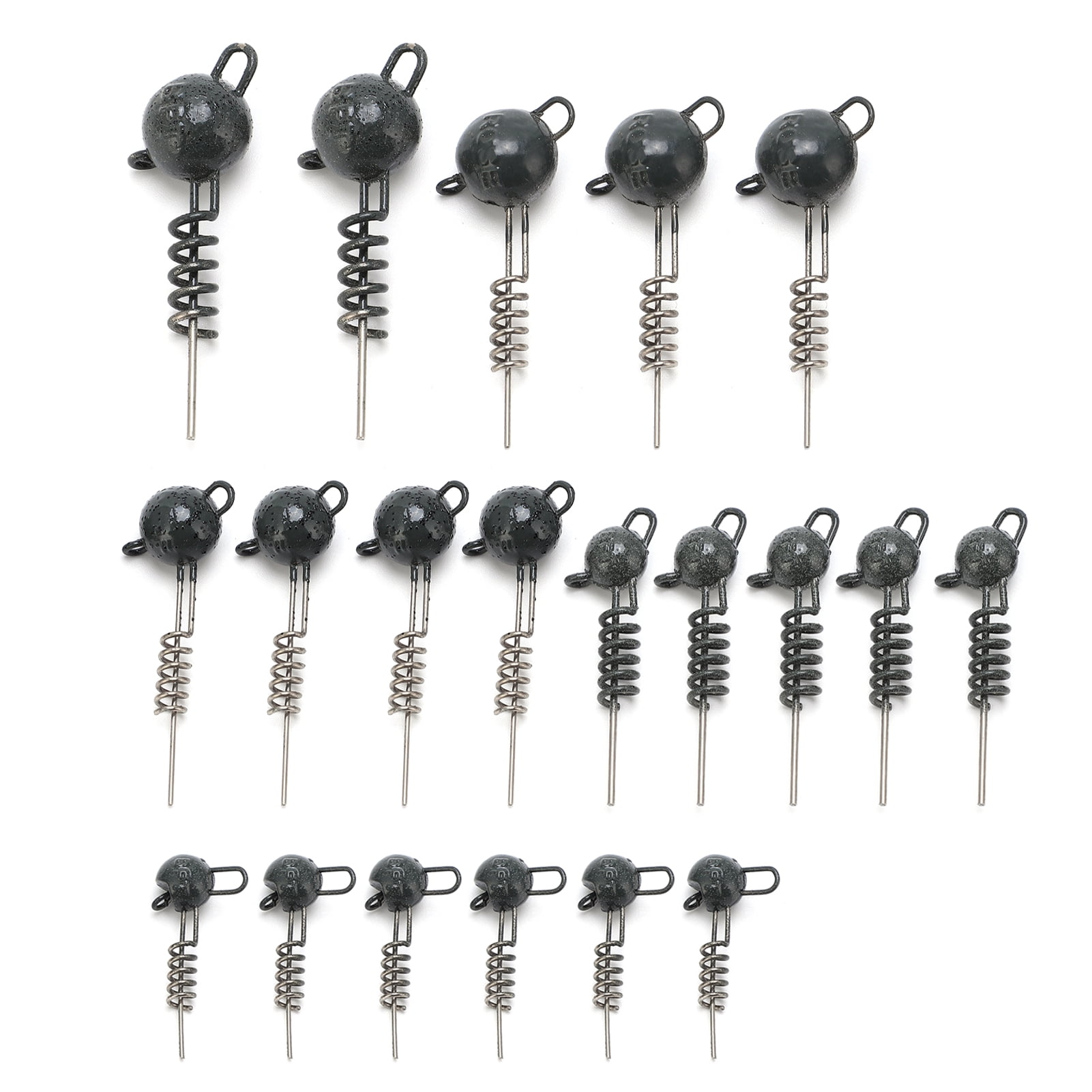5‑20g Durable Fish Head Hooks with Round Jig Head High Quality Fishing Accessories