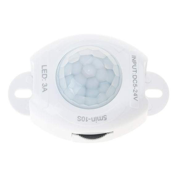 5-24V Auto On/Off Timer Switches LED Strips Light Motion Sensors Switches Time Delay Adjustable Sensors Light Switches