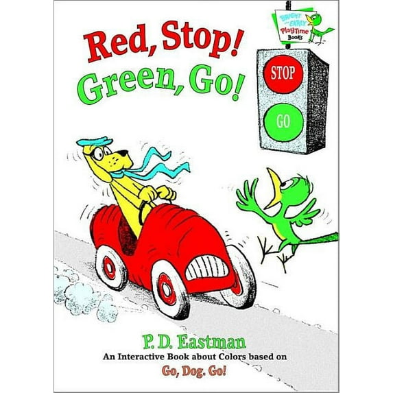 Red, Stop! Green, Go!: An Interactive Book of Colors (Bright & Early Playtime Books)