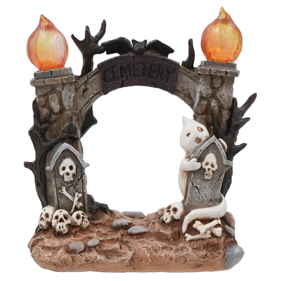 5.25" Ghost Cemetery LED Mini Decoration by Ashland®