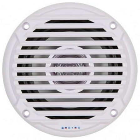 5.25 ft. Dual Cone Marine Speaker - White