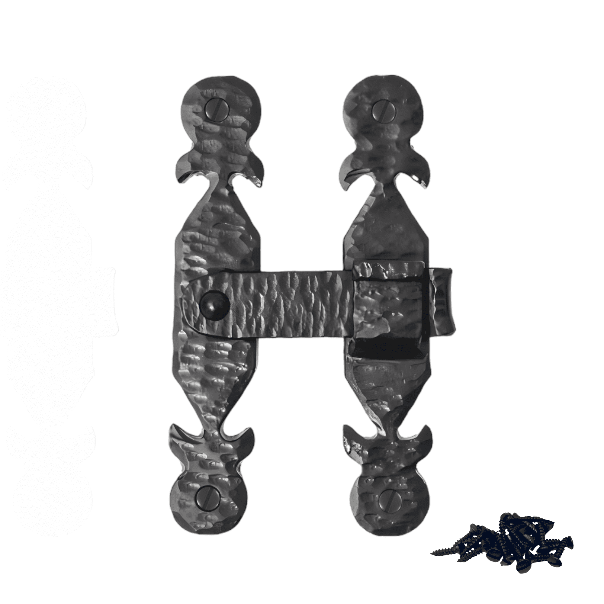 5.25 inch Decorative Bar Flip Latch Black Small Latch Gate