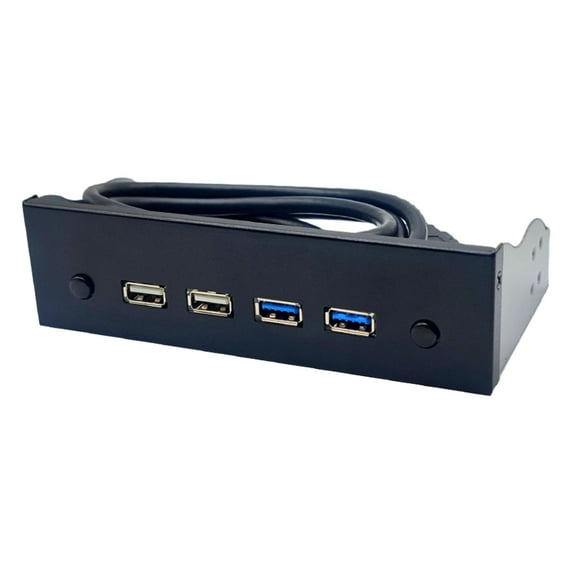 5.25 inch Front Panel USB Hub, Optical Drive Front Panel, USB 3.0 USB 2.0 Computer Expansion Board, USB Front Panel Adapter