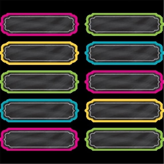 5.25 x 1.5 in. Chalkboard Brights Labels