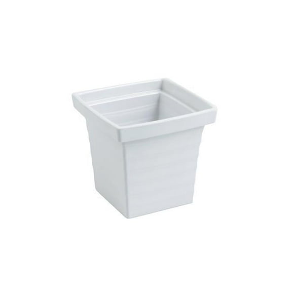5.25 x 5.25 x 5 in. Americana Square 1 quart Bowl, White - 24 oz