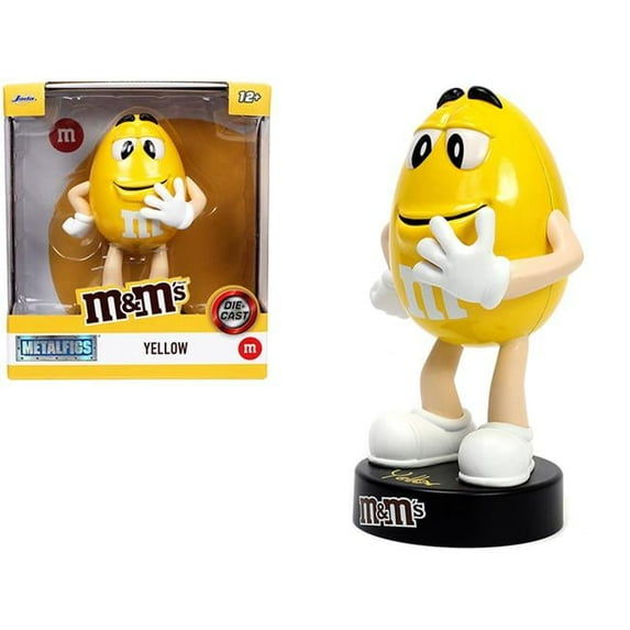 5.25 x 5 in. Yellow M&Ms 5.25 Diecast Figurine Metal Figurine