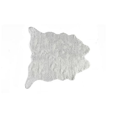 5.25 x 7.5 ft. Cowhide Tufted Area Rug - Grey