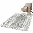 thumbnail image 1 of 5.25'x7.55' Area Rug for Living Room, Grey Coastal Non Slip Soft Large Rugs for Bedroom Dining Room Office, Washable Low Pile Rugs Kitchen Nursery Floor Mat Summer Ocean Sea Ombre Starfish Corals, 1 of 9