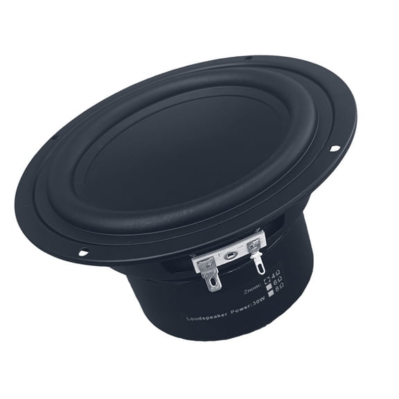 5.25Inch 4Ohm Subwoofer Hifi Speakers Component Metal Horn for Deeply Bass and Immersive Sound Experience Accessory