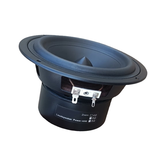5.25Inch Bass Driver Woofer Loudspeaker Metal Frame Enhances Rubber Surround For Clear Sound