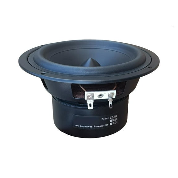 5.25Inch Round HIFI Bass Speaker With Metal Rubber Construction Bass Driver For Deep Auditory Sound