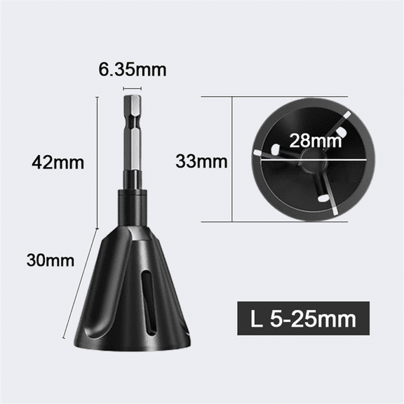 5-25mm Deburring Tungsten Steel Chamfering Machine External Chamfer Thread Edger S metal00X3943