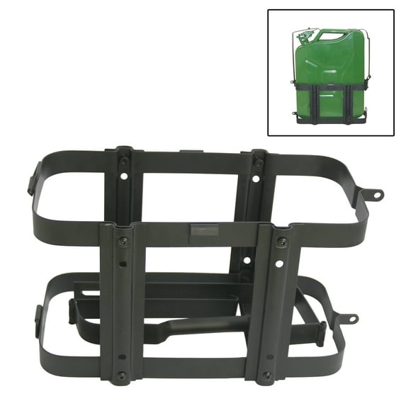 5.28 Gallons Jerry Can Holder Metal Steel Tank Black Practical Can