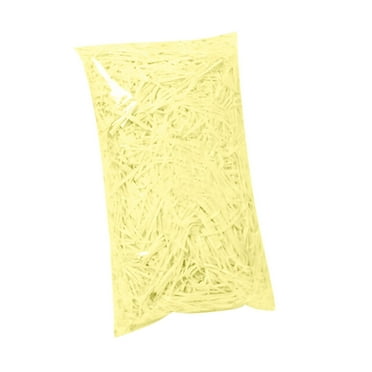5.29 OZ Crinkle Cut Paper Shred Filler for Bag Gift Box Basket Confetti Paper Shreded Stuffing Decoration for Valentine's Day Holiday Party (Yellow)