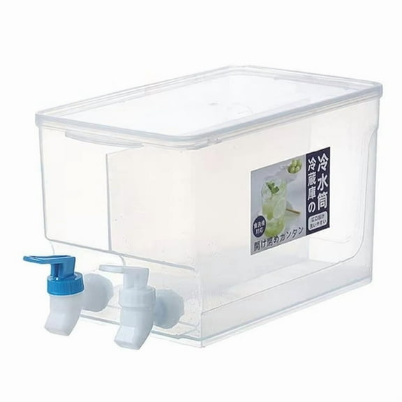 5.2L LargeCapacity Water Fountain Milk Drink Beverage Dispenser Spill Proof Jug with Faucet in Refrigerator FruitJuice A