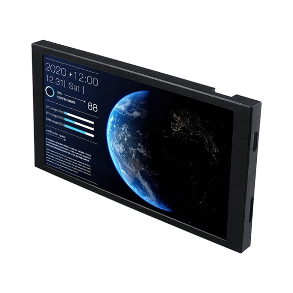 5.2inch Type C Secondary Screen Computer CPU GPU HDD Monitor Dynamic Editable Theme USB Display Sub Screen