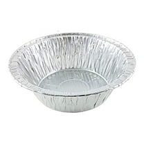 5 3/4" Aluminum Meat Pot Pie Pan Disposable 12 oz. Cooking Baking Tin - Heavy Duty Made in USA (Pack of 100)