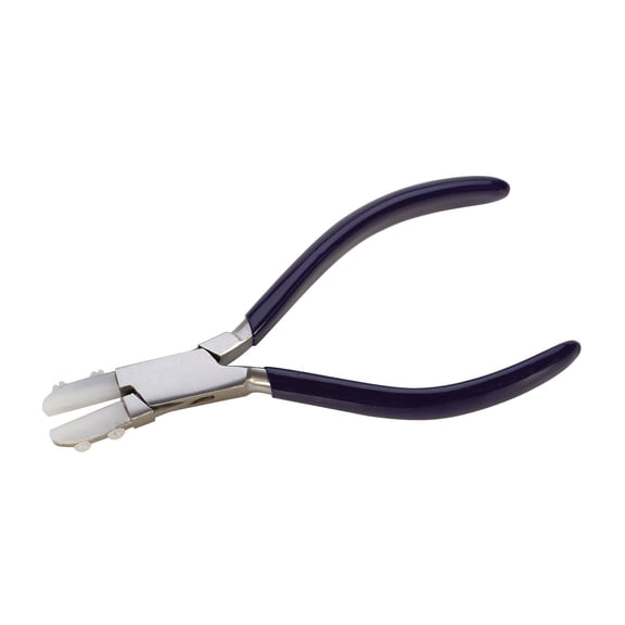 5-3/4" Stainless Steel and Nylon Non-Marring Thin Nose Wire Straightening Pliers