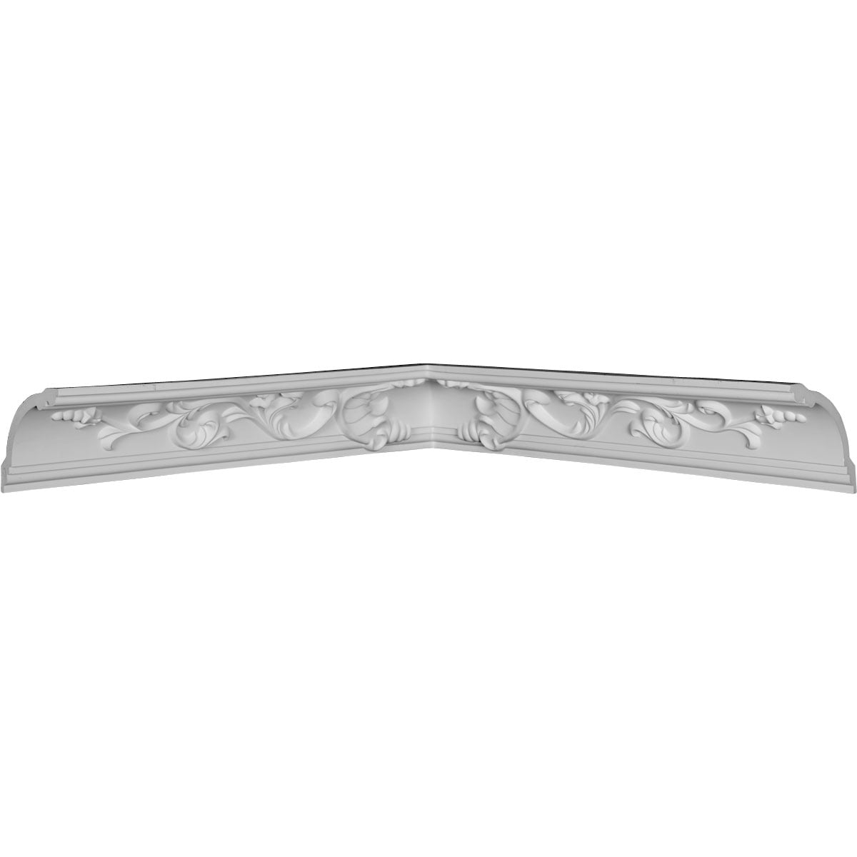 5 3/8"H x 27 5/8"P Diane Crown Moulding Inside Corner