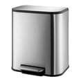 thumbnail image 1 of 5.3 Gallon Stainless Steel Kitchen Trash Can with Lid, Rectangular Step-On Garbage Can with Foot Pedal & Removable Inner Bucket for Kitchen, Office, Bedroom, 1 of 7