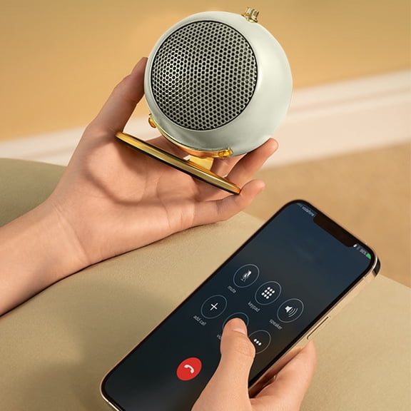 5.3 Portable Suspended Circular Bluetooth Audio Hifi With High Sound Quality And Can Be Connected To A Call Card For Insertion, With 6 Types Of White Noise White Free Size