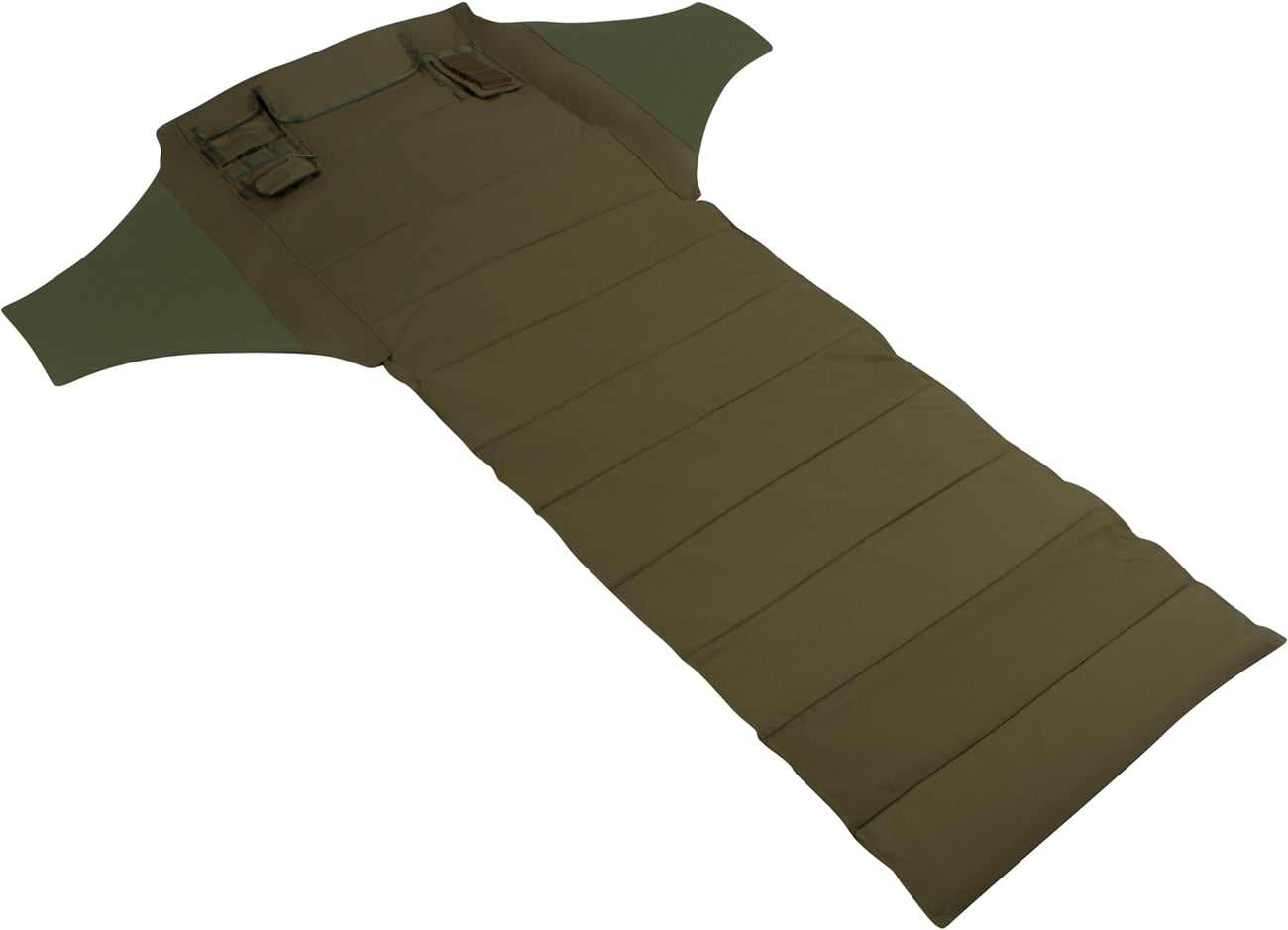 5'3" Tactical Shooting Mat - Padded Roll Up Design with Elbow Wings by Modern Warrior