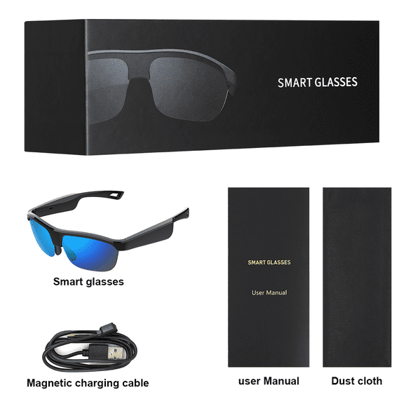 5.3 Wireless smart glasses sunglasses, listen to music and call wireless smart headset glasses, multi-function glasses, cycling and driving multi-function sunglasses