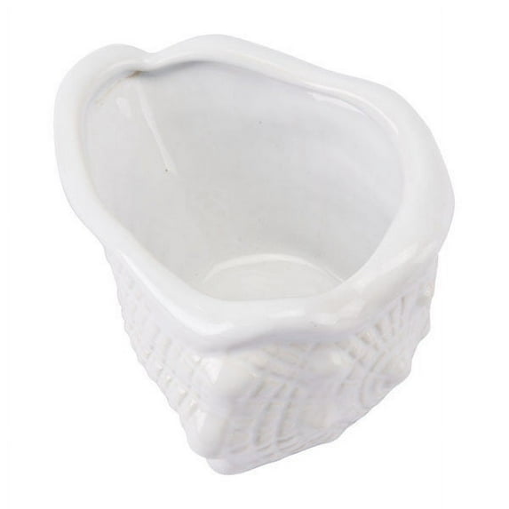 5.3" X 4.3" X 2.8" Lovely White Crown Shell Scuplture
