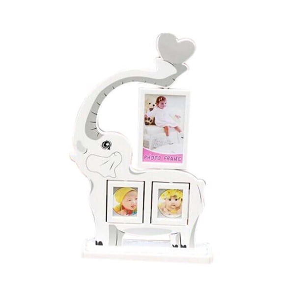 5 & 3 in. Creative Cartoon Swing Sets Childrens Photo Frame Elephant Model