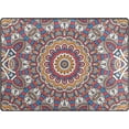 thumbnail image 1 of 5'3" x 4' (63 x 48 inch) Area Rug, Pad Vintage Ethnic Decoration Nursery Rugs Floor Mat for Kids Playing Room Living Room Bedroom, 1 of 6