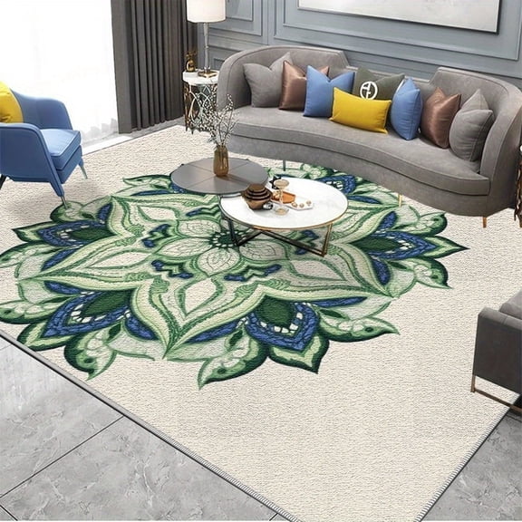 5.3'x7.5' Boho Carpet Carpet For Dining Room Table Area Rug Bedroom Under Queen Bed Area Rug Modern Area Rug Small