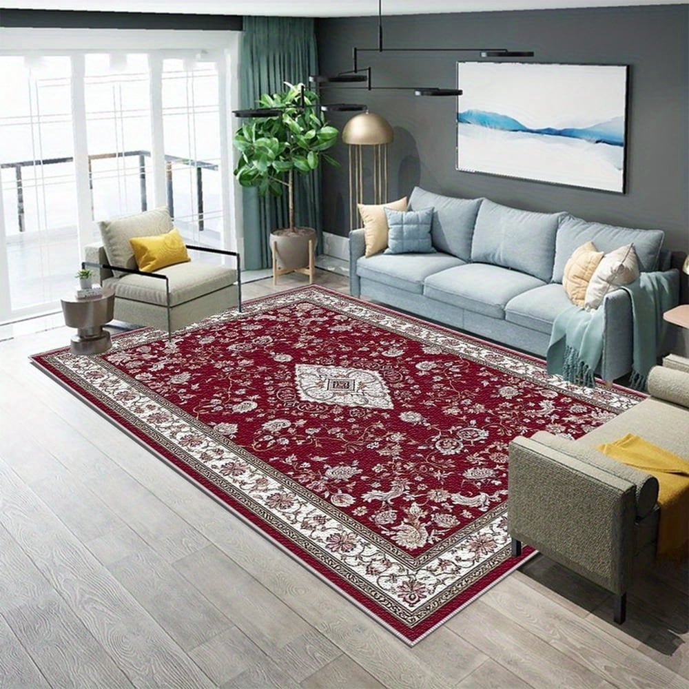 End Table Off Area Rug 5.3'x7.5' Carpet Dining Room Carpet For Under Table Area Rug Area Rug ...