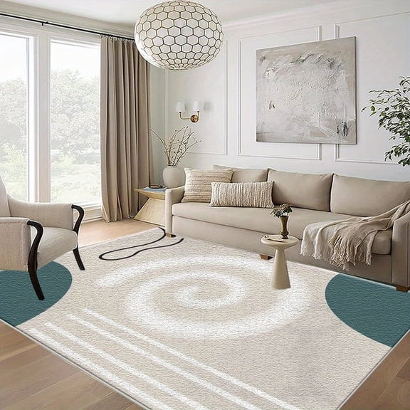 5.3'x7.5' carpet for bedroom carpet pads non slip area rug for office low pile area rug natural area rug