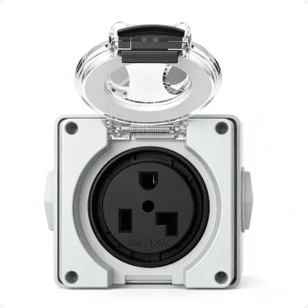 HIITIO NEMA 5-30R 30A 125V Receptacle Outlet 2P3W Grounding ETL Listed
