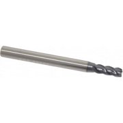 5/32", 7/16" LOC, 3/16" Shank Diam, 2" OAL, 4 Flute, Solid Carbide Square End Mill