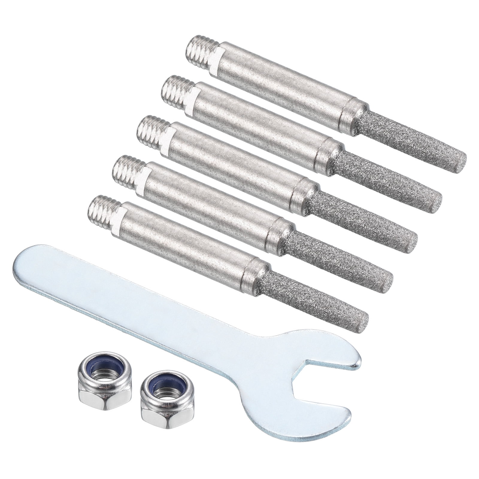 5/32 Inch Diamond Chainsaw Sharpener, 5 Pack Sharpening Stone for Hand