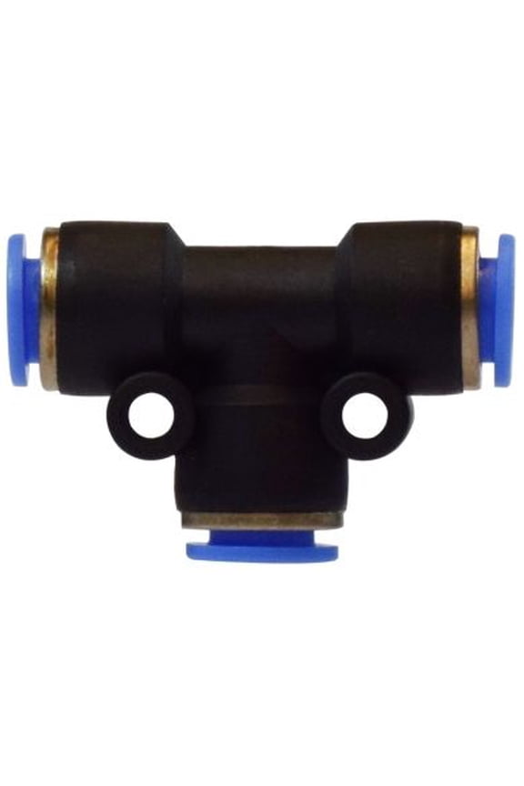 5/32 Push-In Union Tee Comp., Composite Body Push In Fittings, Brass Fittings