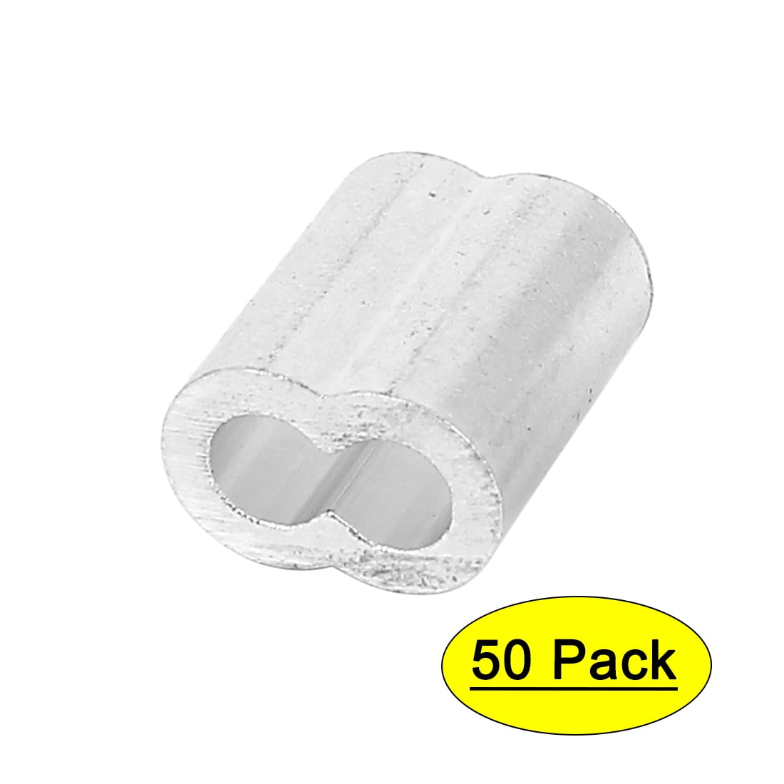 5/32" Wire Rope Aluminum Sleeves Clip Fittings Loop Sleeve Cable Crimps