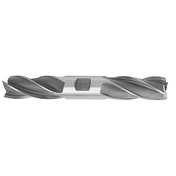 5/32" X 3/8" HSS 4 Flute Double End, End Mill, Qualtech, DWCF205