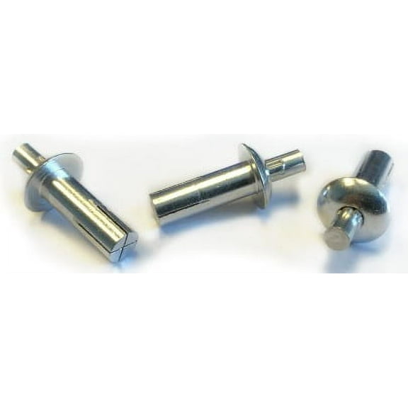 5/32" x 1/2" Universal Head Drive Pin Rivets / Aluminum Body / SS Mandrel - 1000 Piece Carton