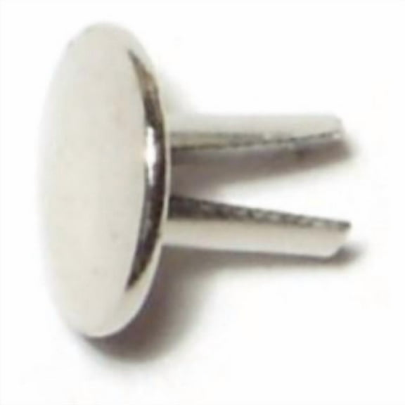 5/32" x 5/16" x 1/4" Nickel Plated Steel Truss Head Split Rivets (80 pcs.)