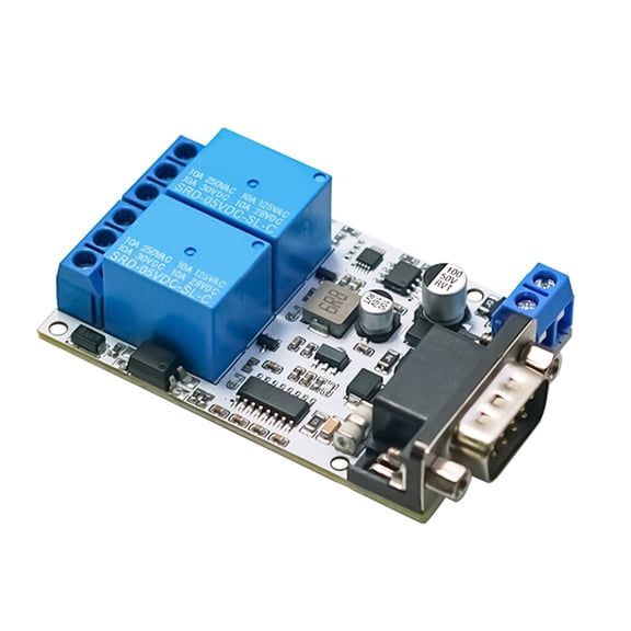 5-32V Modbus RTU Relays Module RS232 Relays 8bit MCU SP3232 Power Supply Data Transmission Home Electrical Appliance