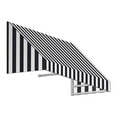 thumbnail image 1 of 5.38 ft. New Yorker Window & Entry Awning, Black & White - 31 x 24 in., 1 of 1
