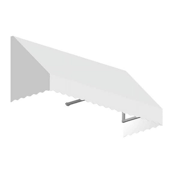 5.38 ft. San Francisco Window & Entry Awning, Off White - 24 x 36 in.