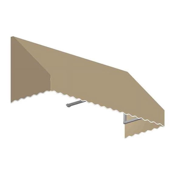 5.38 ft. San Francisco Window & Entry Awning, Tan - 18 x 36 in.