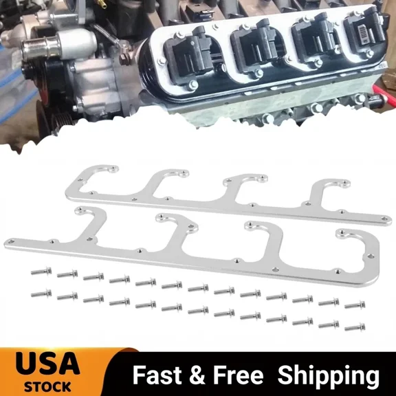 5.3L LS Square Coil Brackets Valve Cover For LS1 LS3 LS2 LQ4 LS6 LQ9 L33 L92 L99