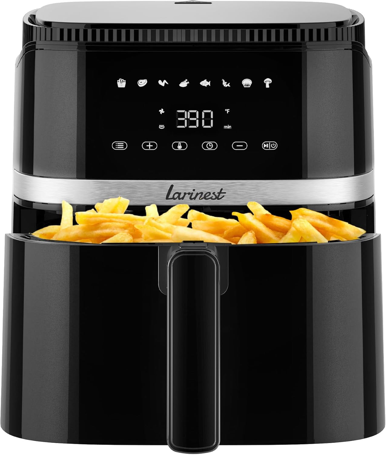 5.3Qt Air Fryer, Professional Airfryer with Water Atomizer Tech, 10 ...