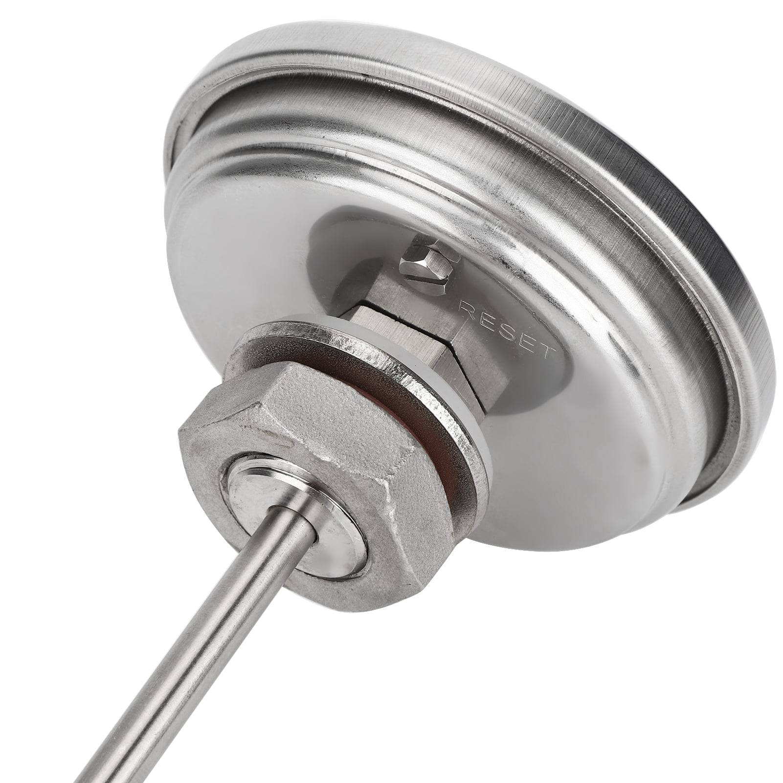 5.3in Dual Scale Thermometer, 1/2 NPT Male Thread Kettle Temperature