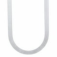 thumbnail image 1 of 5.3mm Chunky Solid .925 Sterling Silver Flat Herringbone Chain Necklace, 24 inches + Gift Box, 1 of 7