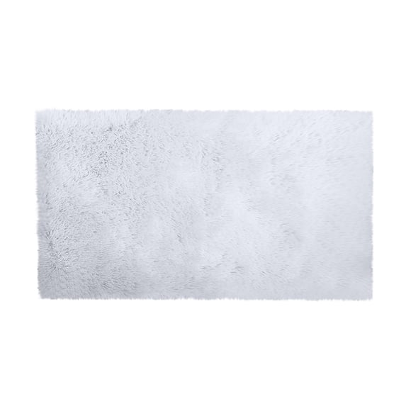 5.3x1.6FT Bedside Carpet Soft Plush Rug for Living Room Study Room and Bedroom Non Slip Home Decor Aesthetics Carpet(White)